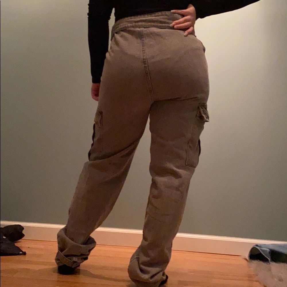 Gray Cargo Jeans - Picture 2 of 4